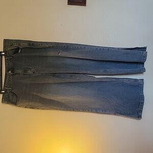 Wide leg jeans